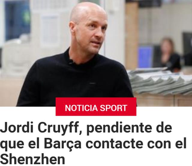 K1体育团队-西媒：小克鲁伊夫提友好解约 希望离开深足回巴萨